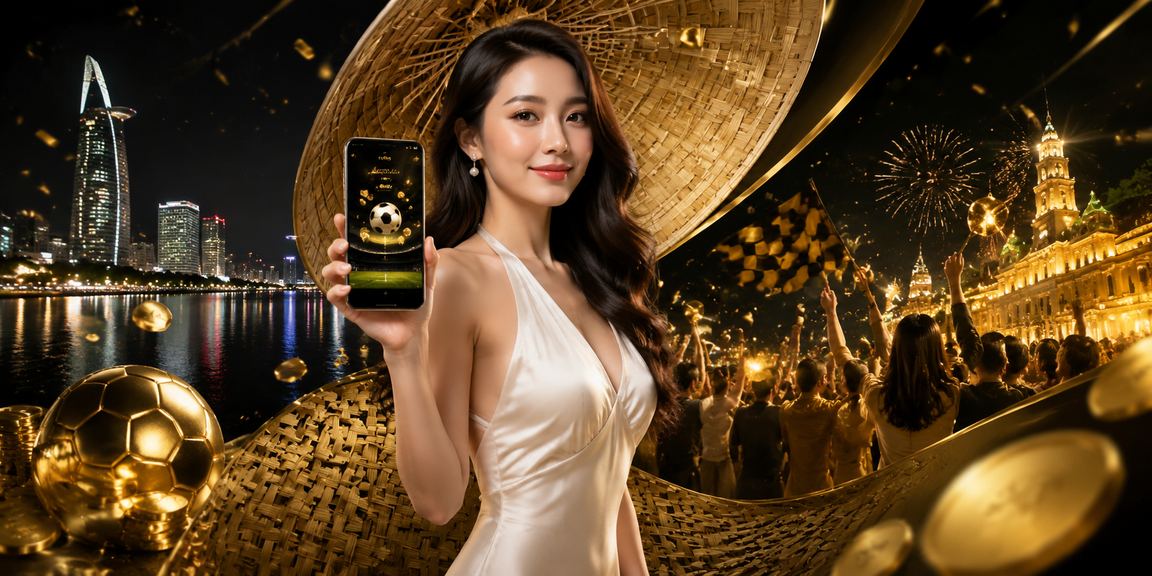 Người hâm mộ bóng đá đội nón lá theo dõi trận đấu và đặt cược thể thao trực tuyến tại TP. Hồ Chí Minh