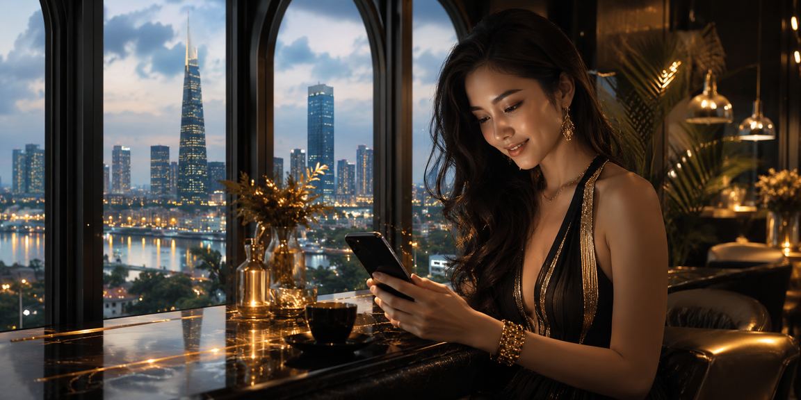Người dùng TP.HCM trải nghiệm live casino trên điện thoại di động tại quán cà phê